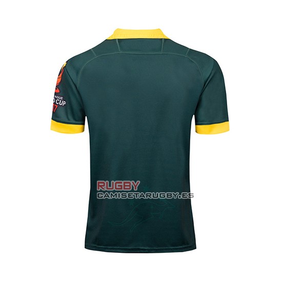 Camiseta Australia Kangaroos Rugby RLWC 2017 Local